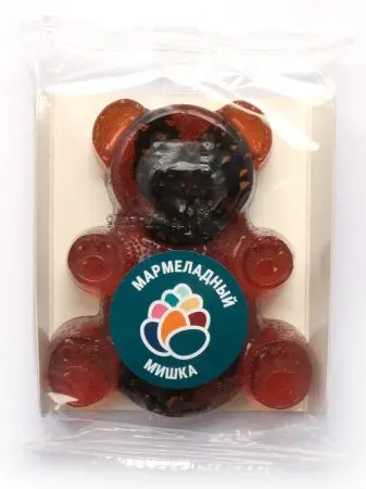 Мармелад сосновый "Мишка" на пектине с сосновой шишкой, 90 г Мармелад сосновый "Мишка" на пектине с сосновой шишкой, 90 г